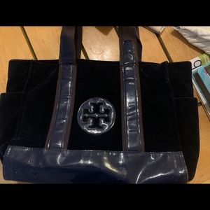 Tory Burch Velvet Tote